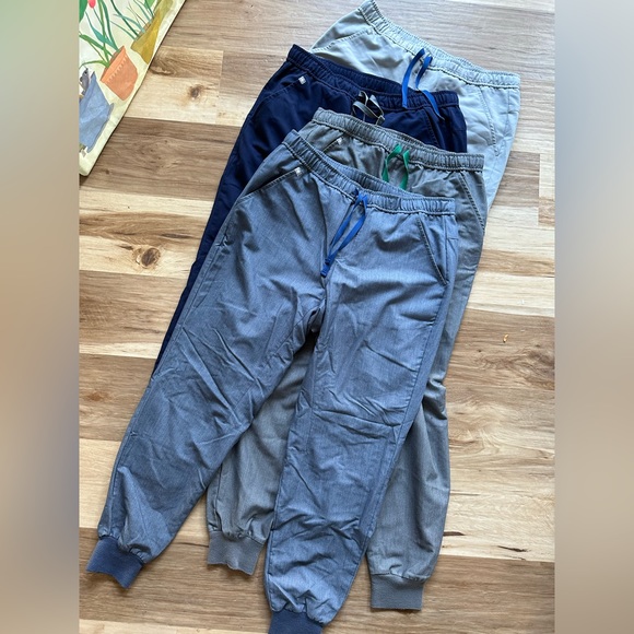 Figs Pants 4 Pairs Figs Mens Jogger Scrub Pants Tansen Lot Large